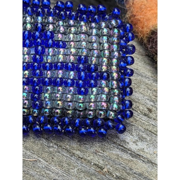 Vintage Beaded Southwestern Brooch Pin - Picture 5 of 9